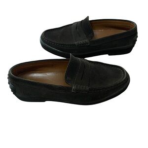 TOD'S Suede Penny Loafers Shoes Driving  Vibram Soles Size 8 UK/9.5 US